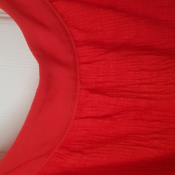 Banana Republic Ladies Sleeveless Top with Ruffled Detailing - Picture 4 of 8